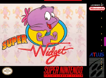 Super Widget (USA) box cover front